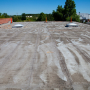 Commercial Roofing Contractor in Streamwood, IL - before flat roof replacement